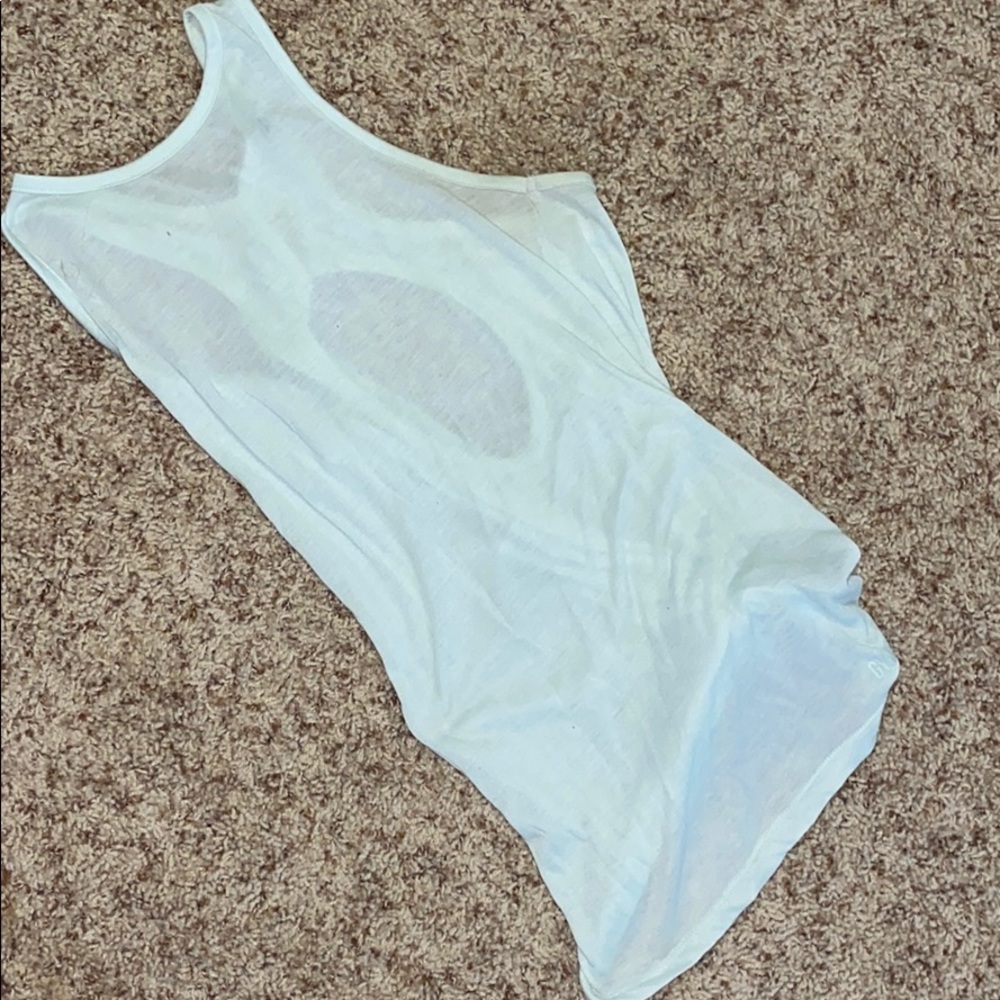 Blue/green Gymshark tank